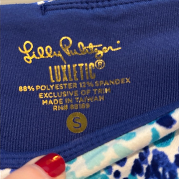Lilly Pulitzer Luxletic Women’s Cropped Leggings Size Small - Picture 2 of 4